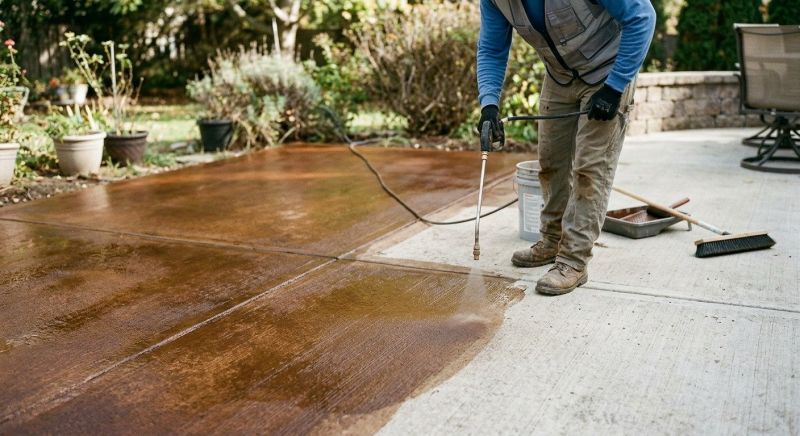Concrete Patio Finishing in Frisco, TX