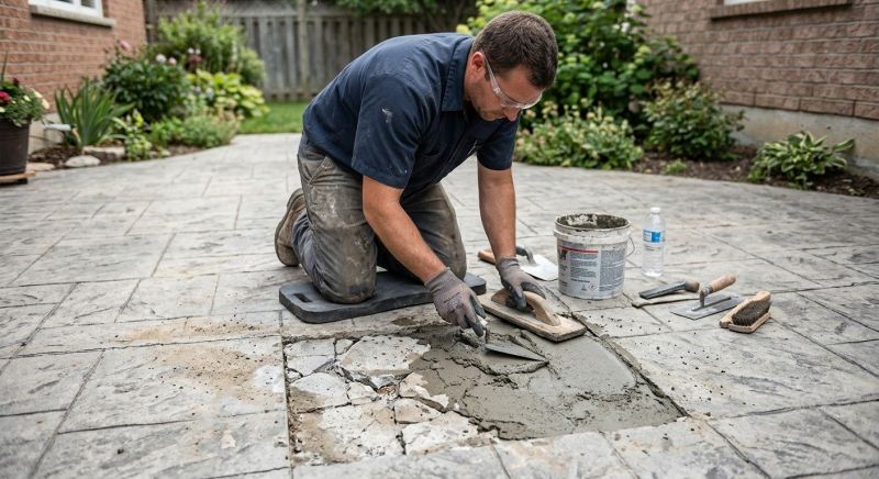Decorative Concrete Repair in Gastonia, NC