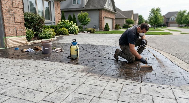 Driveway Refinishing in Dallas, TX