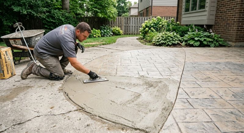 Stamped Concrete Paving in Frisco, TX